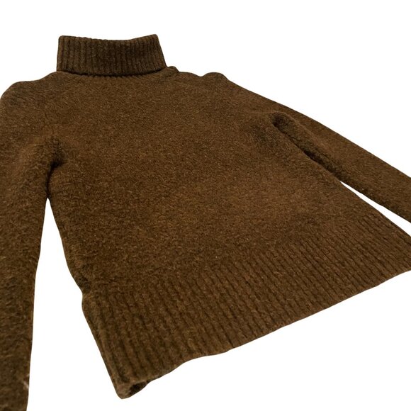 Knit Turtleneck Sweater • Brown • US Small - Picture 2 of 10